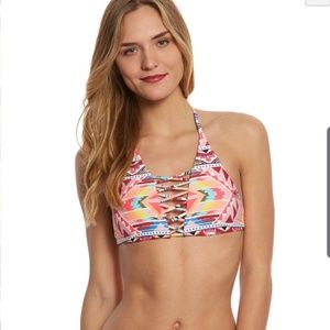 NWT! Billabong Tribe Time Cami Bikini Top